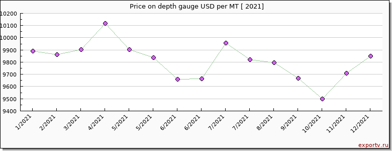 depth gauge price per year