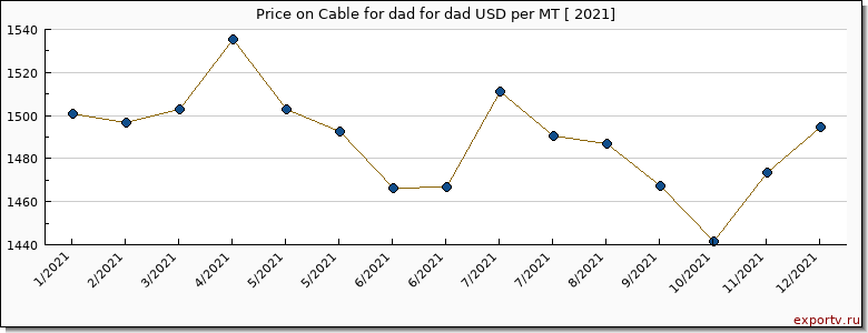 Cable for dad for dad price per year