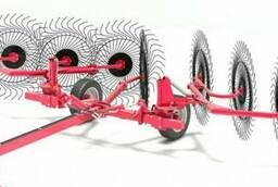 Wheel-finger tractor rake GKPT-9