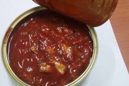 Sprat in tomato sauce, 230g.