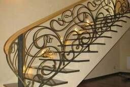 Forged stair railings