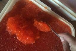 Red caviar in stock