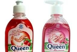 Cream soap Queen, 250 ml. with push-pool
