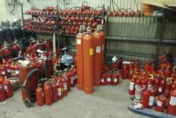 Reloading fire extinguishers
