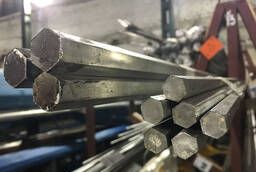 Stainless steel hexagon, hot-rolled steel grade AISI304  08X18H10 32