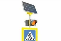 Traffic lights T7 (2pcs) at the solar power plant 10065