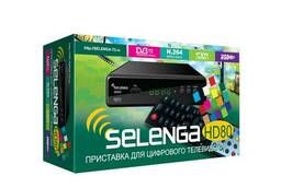 Digital set-top box for TV DVB T2 Selenga T80