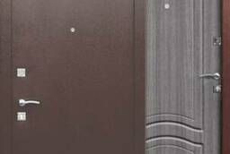 Дверь металлическая Dominanta Венге Тобакко (860мм) левая