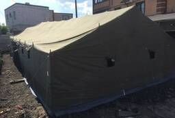 Армейская военная палатка УСБ на 120 кв. м.