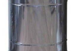 Samovar tank for pipe, 55 (for pipe D 115 mm), steel AISI 304