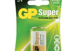 Батарейка GP Super, Крона (6LR61, 6LF22, 1604A). ..