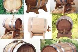 Oak barrels. Oak tubs