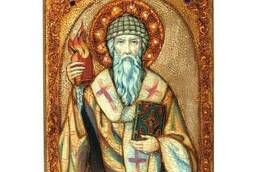 Большая икона Святитель Спиридон Тримифунтский на. ..