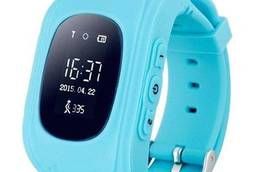 Часы Детские Smart Watch Q50 Gps Lcd Голубые
