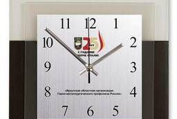Часы настенные с Вашим логотипом, модель: GS-logo