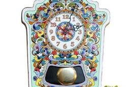 Часы настенные в стиле Cearco керамические с маятником. .. .