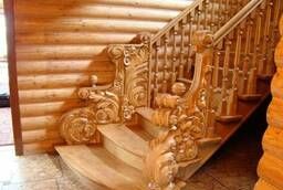 Деревянные лестницы. Изготовления и монтаж