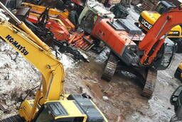 Used engines, new Hitachi JCB Case excavators