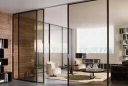 Double glass doors from the manufacturer