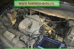 Electronic diagnostics of passenger car engine repair