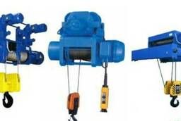 Electric hoists (electric hoists) with lifting capacity from 0.5 to 20t