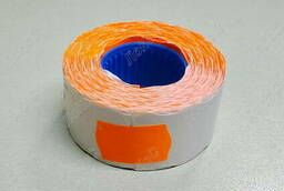 Этикет-лента оранжевая PRIX (волна) 26х16 (700эт. /160р)