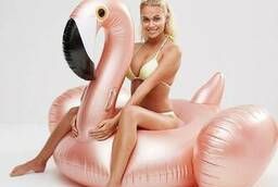 Фламинго розовый надувной матрас