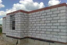 Aerated concrete partition block