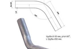 Silencer pipe bend (d50 pipe, angle 60)
