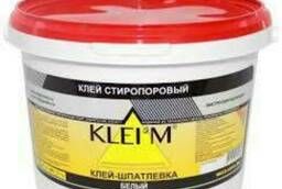 KleiM Клей стиропоровый (клей-шпатлевка) белый 1 кг