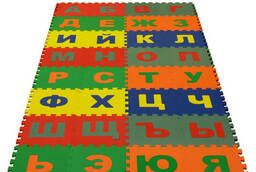 Коврик-пазл детский развивающий Русский Алфавит 25*25(см)