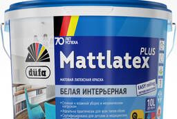 Краска ВД латексная матовая Dufa Mattlatex Plus база 1, 10 л
