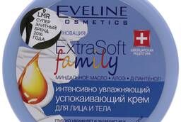 Cream for face and body Eveline Extra Soft Family moisturizing