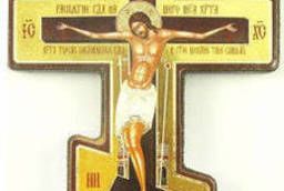 Крест деревянный большой Распятие восьмиконечное