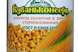 Кукуруза консервированная ГОСТ Р 53958-2010, 400гр