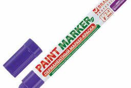 Маркер-краска лаковый (paint marker) 4 мм, Фиолетовый. ..
