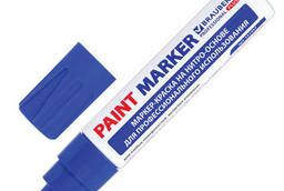 Маркер-краска лаковый (paint marker) 8 мм, Синий. ..