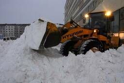 Mechanized snow removal. Snow Removal