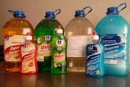 Detergents and cleaning products for industry