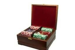 Набор покерный: 250 фишек и две колоды карт