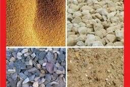 Оперативная поставка песка, щебня, гравия, ПГС, ОПГС . ОПТОМ