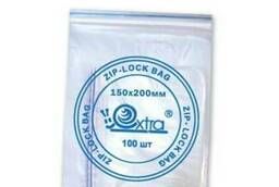 Пакеты zip-lock 400х500мм, 40 мкм EXTRA (с замком) 100 шт.