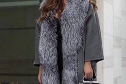 Coat with Silver Fox Fur