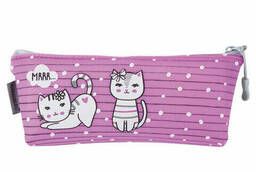 Pencil case Brauberg triangular, soft, Kittens. ..