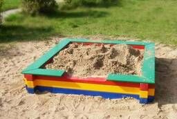 Песок для песочниц Доставка от 3 х тонн