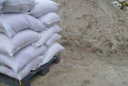 Песок в мешках сеяный 40 кг Доставка в Ростове