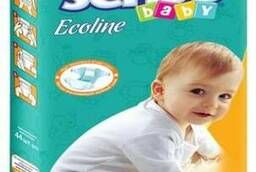 Diapers for children SENSO BABY Ecoline B3 with cream. -balm