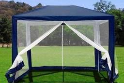 Садовый шатер с сеткой Рито 1061N синий (2х3)