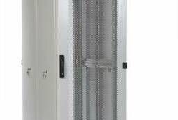 Шкаф серверный напольный 45U (600 x 1000) дверь перфорированная, задние двойные. ..