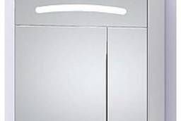 Шкаф-зеркало Aqwella Tempo белый с подсветкой